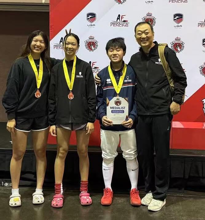 TFSA athletes and coach at the AFM Super Regional