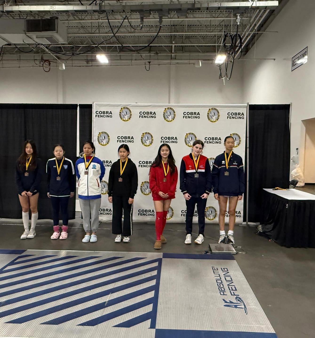 Medalists from TFSA’s Cobra SYC report
