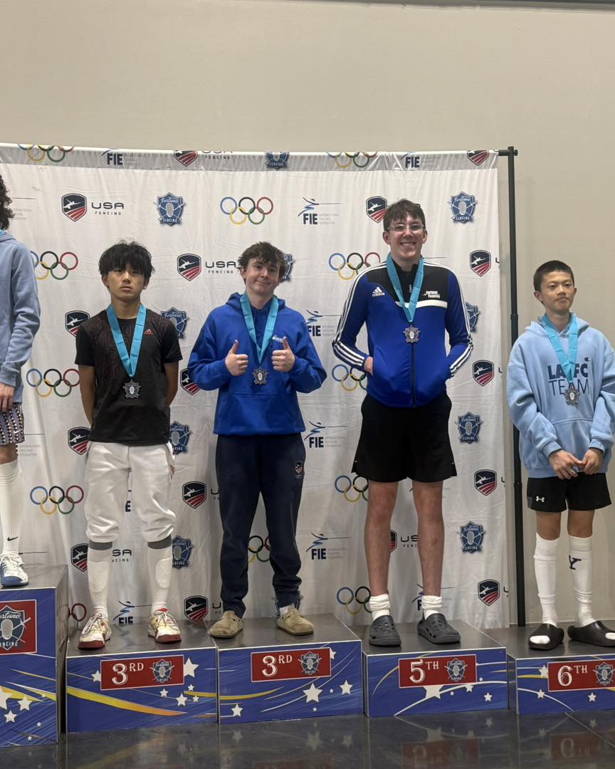 Junior men’s medal presentation at Fortune RYC/RJCC