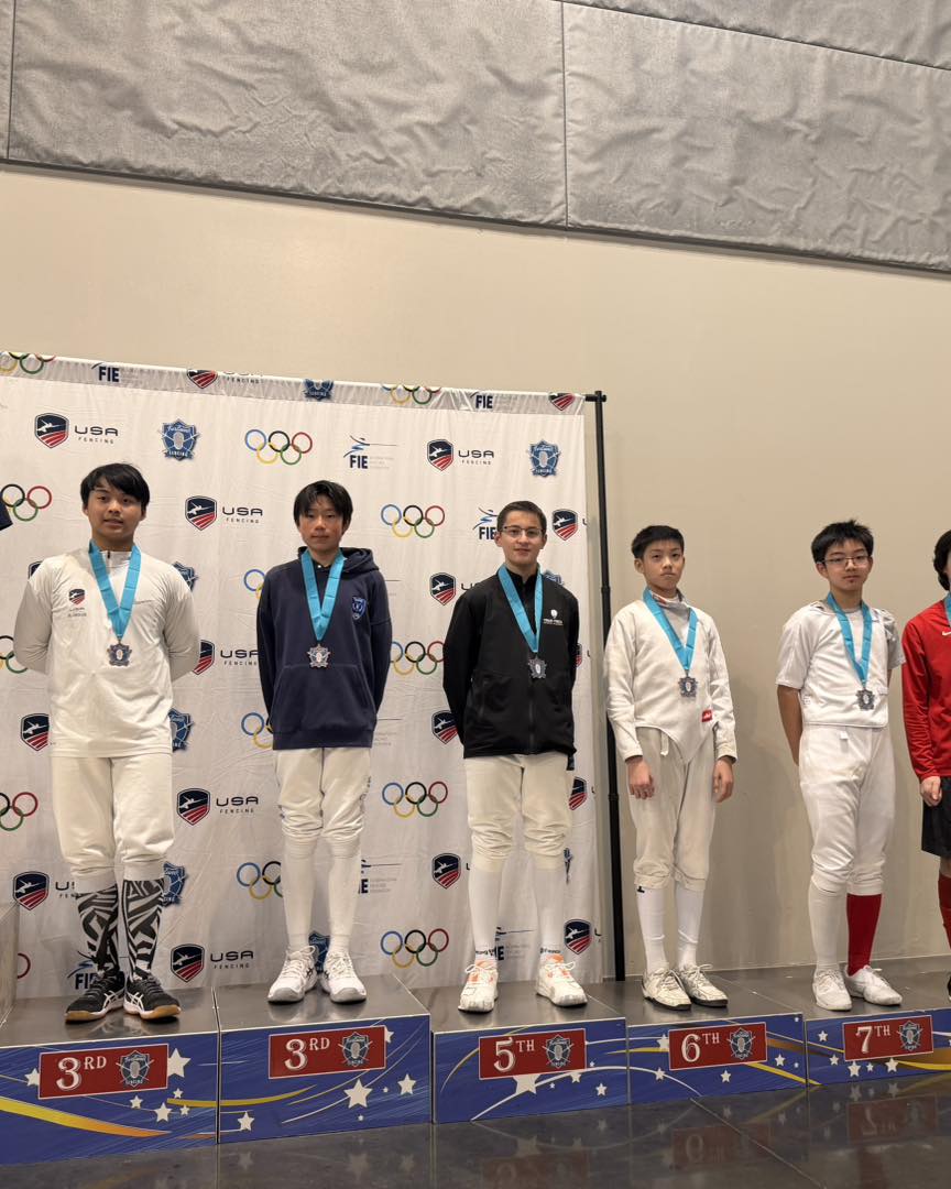 Y-14 men’s medal presentation at Fortune RYC/RJCC
