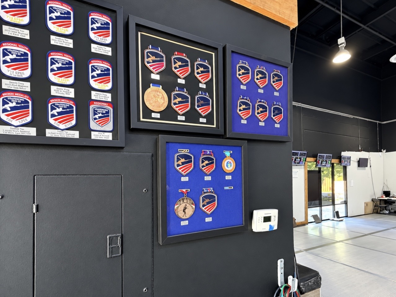 Club awards display